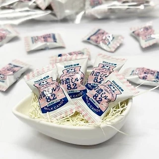 UHA 8.2 โทคุโนะ Milk Candy ลูกอม รสนม หอม หวาน มัน ลูกอมนม จากญี่ปุ่น (ถุงสีขาว 88กรัม)