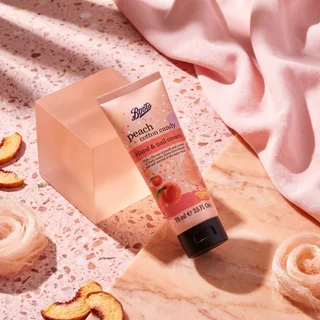 Boots Flavour Peach Cotton Candy Hand And Nail Cream 75Ml บู๊ทส์ เฟเวอร์ พีช คอตตอน แคนดี้ แฮนด์ แอนด์ เนล
