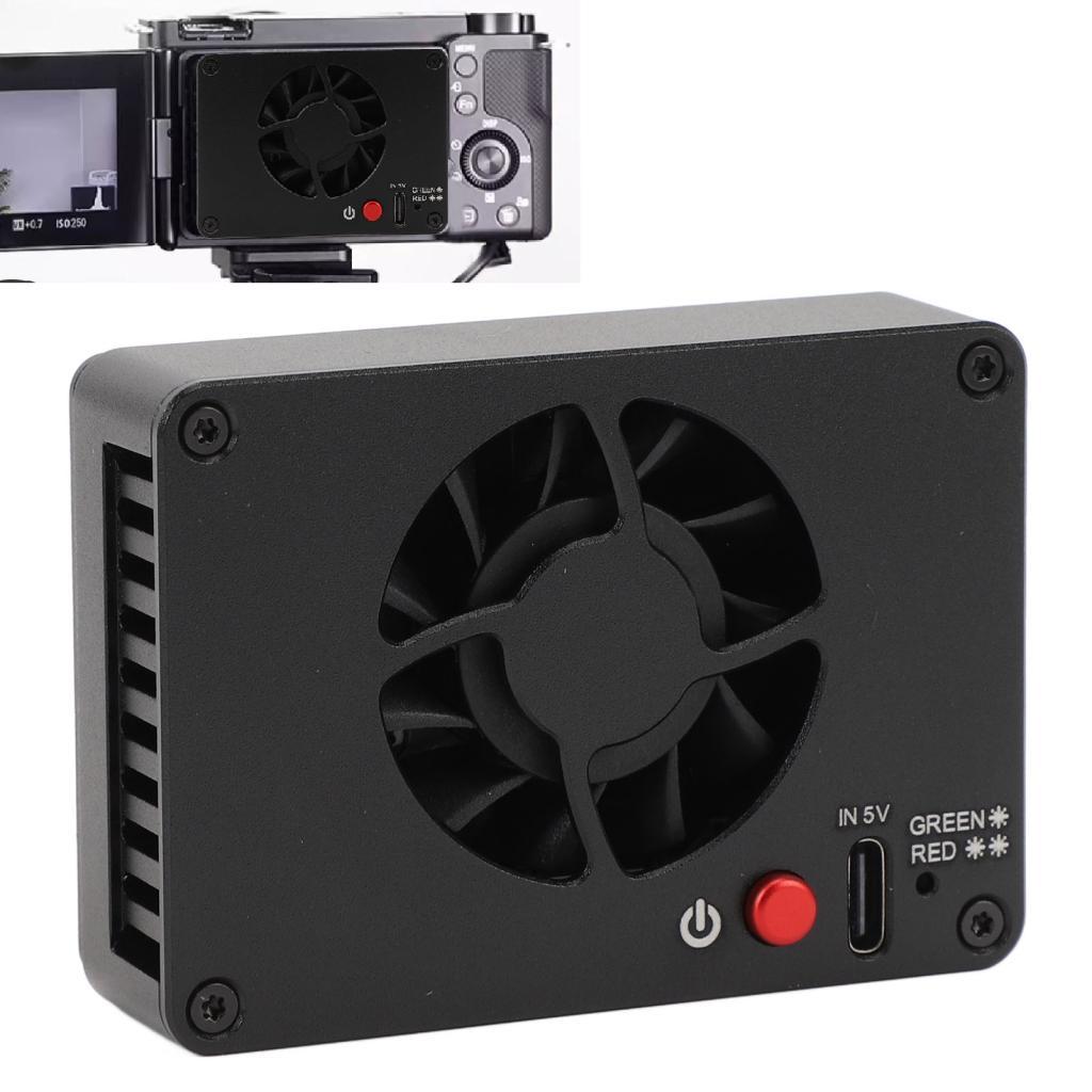 Jiabo Gugxiom พัดลมระบายความร้อนกล้องพัดลมภายนอกสําหรับการถ่ายทอดสด A7M4 ZVE1 A6700 A7C2 A7S3 ZV E10