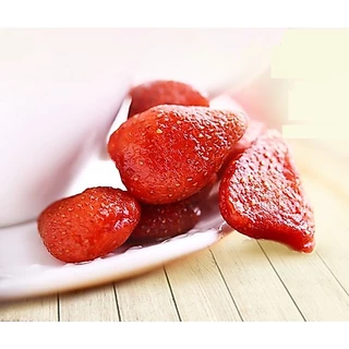 [ส่งด่วน] สตรอเบอร์รี่ สตอเบอร์รี่ สตอเบอรี่ สตอ สตอเบอร์รี่อบแห้ง 75กรัม [พร้อมทาน] เต็มเมล็ดใหญ่เกรดAAA