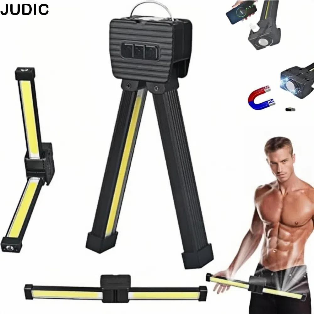 ไฟฉาย JUDIC รุ่นดูดแม่เหล็ก 7th Gear Dimming Gym Lamp, LED คุณภาพสูงพร้อมตะขอแขวน 180 องศาพับไฟทํางา