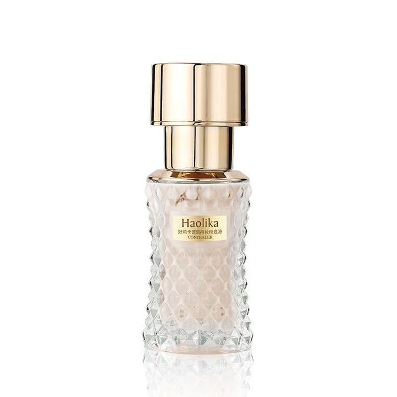 รับประกัน รองพื้นชนิดน้ํา Hollika คอนซีลเลอร์ Hold Makeup Liquid Foundation Hyaluronic Acid Brighten