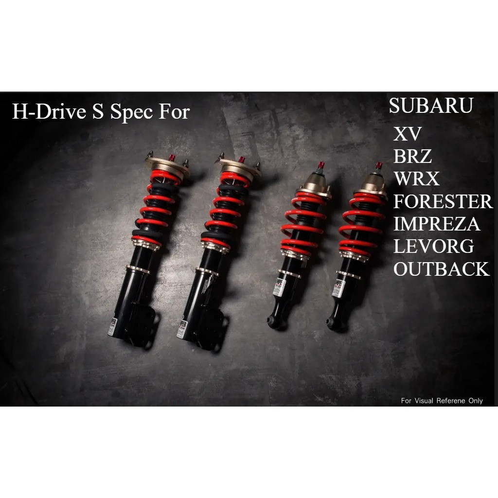 โช้ค H-drive S.spec Subaru BRZ FORESTER IMPREZA WRX LEVORG OUTBACK XV Shock Up โช้คอัพ ปรับ 30 ระดับ