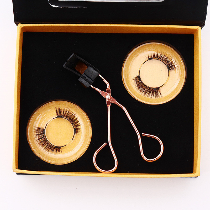 Preferred#Magnetic False Eyelashes Set2Pair of Magnetic Eyelashes, Natural and Thick, Magnetic Eyela
