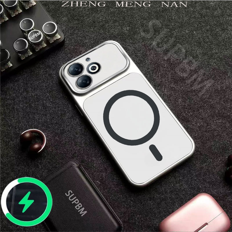 เหมาะสําหรับ infinix SMART 8 infinix HOT 40i Infinix Spark go 2024 ใหม่ 3D magnetic coil หน้าต่างขนา