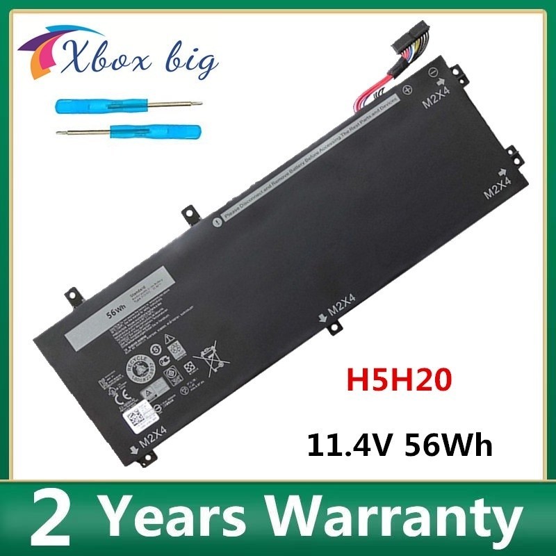 11.4V 56Wh H5H20 Laptop Battery For DELL XPS 15 9560 9570 159560D1845 Precision M5520 5530 62MJV