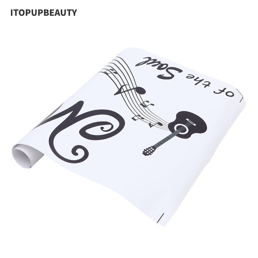 ITOPUPBEAUTY Music is The Voice of The Soul, สติ๊กเกอร์ติดผนังไวนิลแบบถอดได้, คําคมตกแต่งบ้าน, พูดห้องดนตรี
