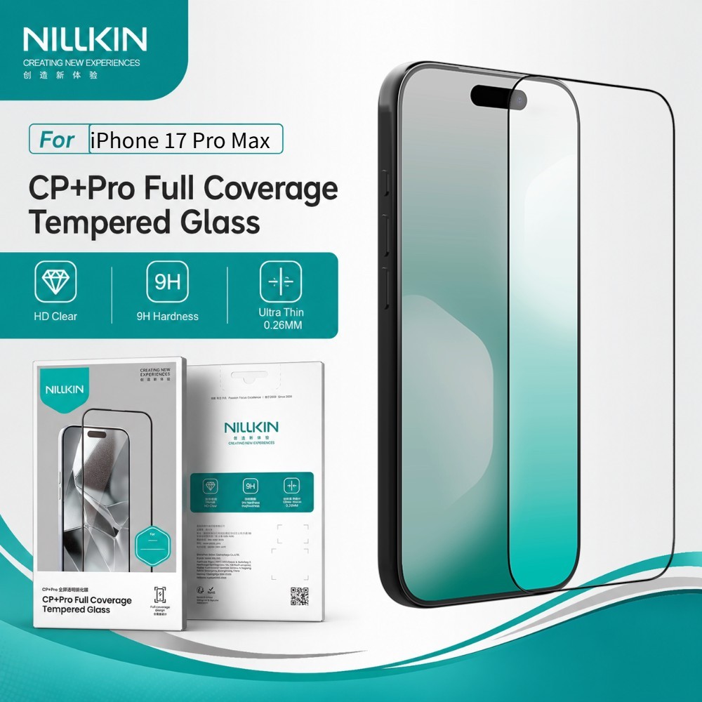 NILLKIN ฟิล์มกระจก สำหรับ iPhone 17 Pro Max 16 Air Plus Ultra Ultra-Thin 9H FM5002