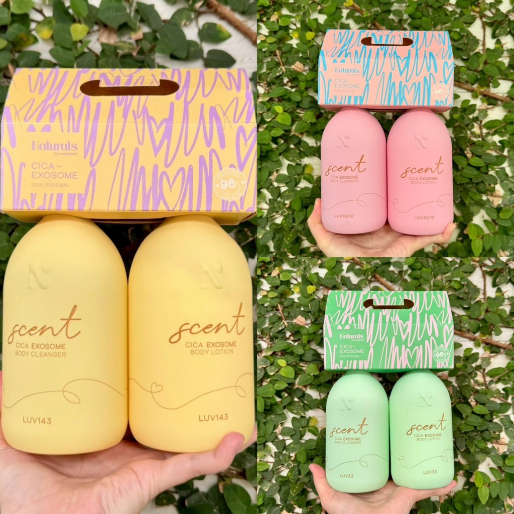 Naturals By Watsons Luv Body Lotion & Body Cleanser Set (400ml.+400ml.)