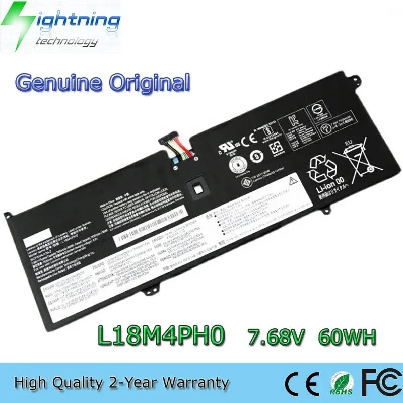 ใหม่ L18M4PH0 7.68V 60Wh แบตเตอรี่แล็ปท็อปสําหรับ Lenovo โยคะ C940-14 C940-14IIL(81Q9007QGE) SP/A 81