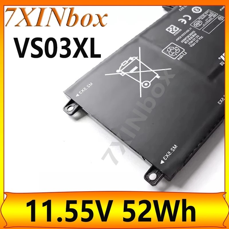 7XINbox VS03XL 11.55V 52Wh แบตเตอรี่แล็ปท็อปสําหรับ HP Envy 15-as000 15-as100 Envy 15-as001ng (W6Z52