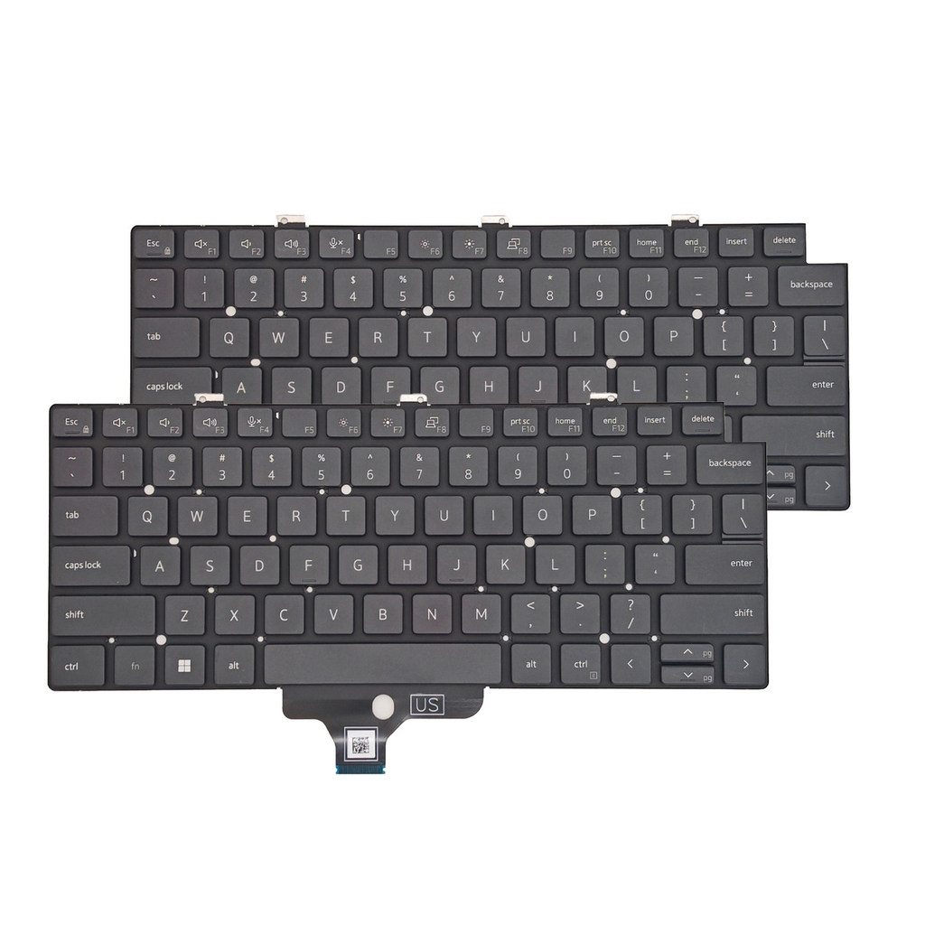ใช้ได้กับ Dell Dell Latitude 5320 5330 5340 5350 7320 คีย์บอร์ด 7330