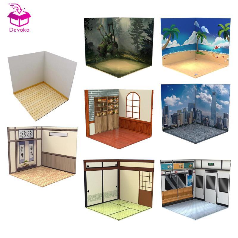 [chiwanji2mf] 1/12 Scale Diorama Vehicle Model Display Stand สําหรับตัวเลขการกระทําและตุ๊กตา