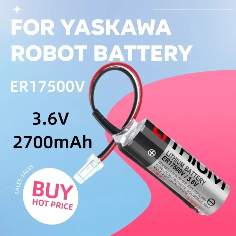 3.6V 2700mAh สําหรับ Yaskawa หุ่นยนต์ YRC1000 สําหรับ Toshiba ER17500V GP แบตเตอรี่ HW1483880-เอ