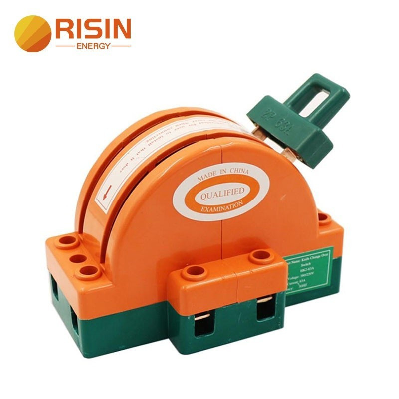 Heavy Duty 2P 3P 4P 32A 60A 100A Double Throw Safety Kinfe Guillotine Circuit Breaker