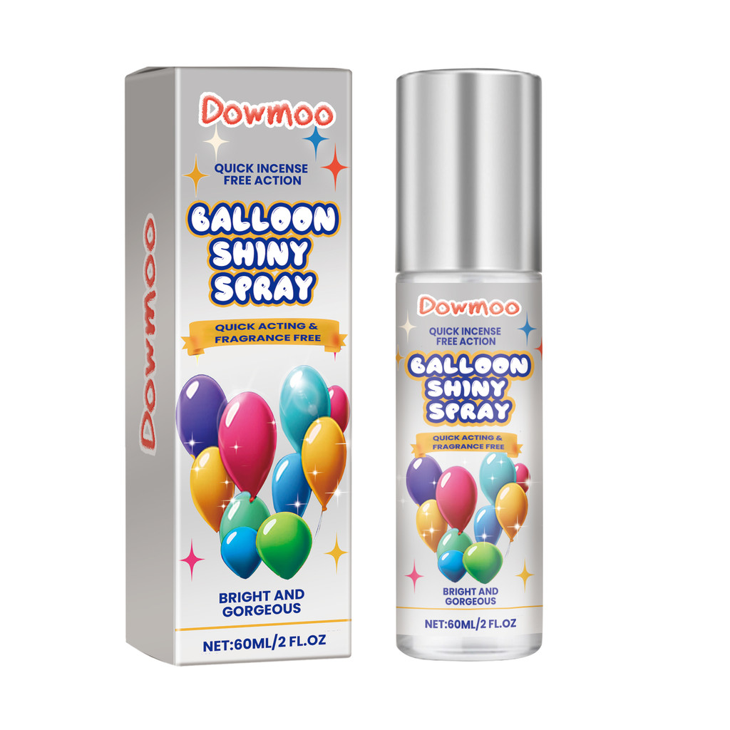 Dowmooo ลูกโป่งยาง Shining Spray Lasting Non-Oxidation Enhance Gloss Texture Atmosphere Spray