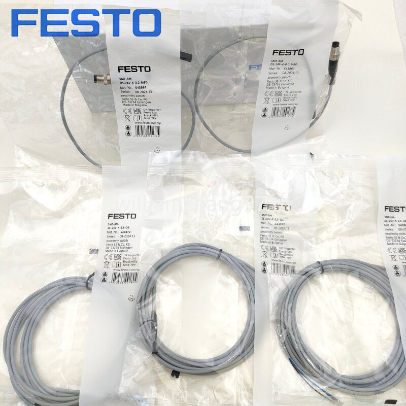 Festo Proximity Sensor SME-8M-DS/ZS-24V-K-2,5/0.3-OE/M8D – 543862, 543872