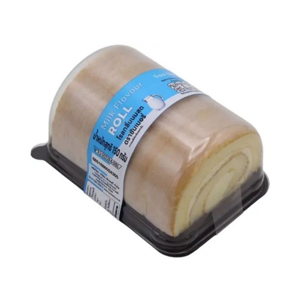 ซันเมอรี่ โรลกลิ่นนมสด Sun Merry Milk Flavour Roll 150g.
