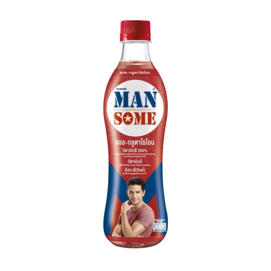 แมนซัม เครื่องดื่มผสมแอลกลูตาไธโอน Mansome L-Glutathione Drink 430ml.