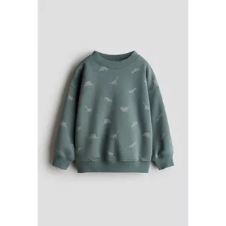 H&M(เอชแอนด์เอ็ม) สเวตเชิ้ตผ้าขนฟูด้านใน เด็กชาย 1343777_1