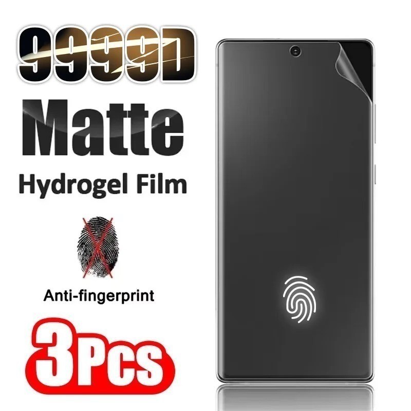 3 ชิ้น Frosted Hydrogel ฟิล์มสําหรับ Lava Play Shark Storm Yuva O2 2 3 4 Z2 Z4 Z6 Ultra Lite Play Pr
