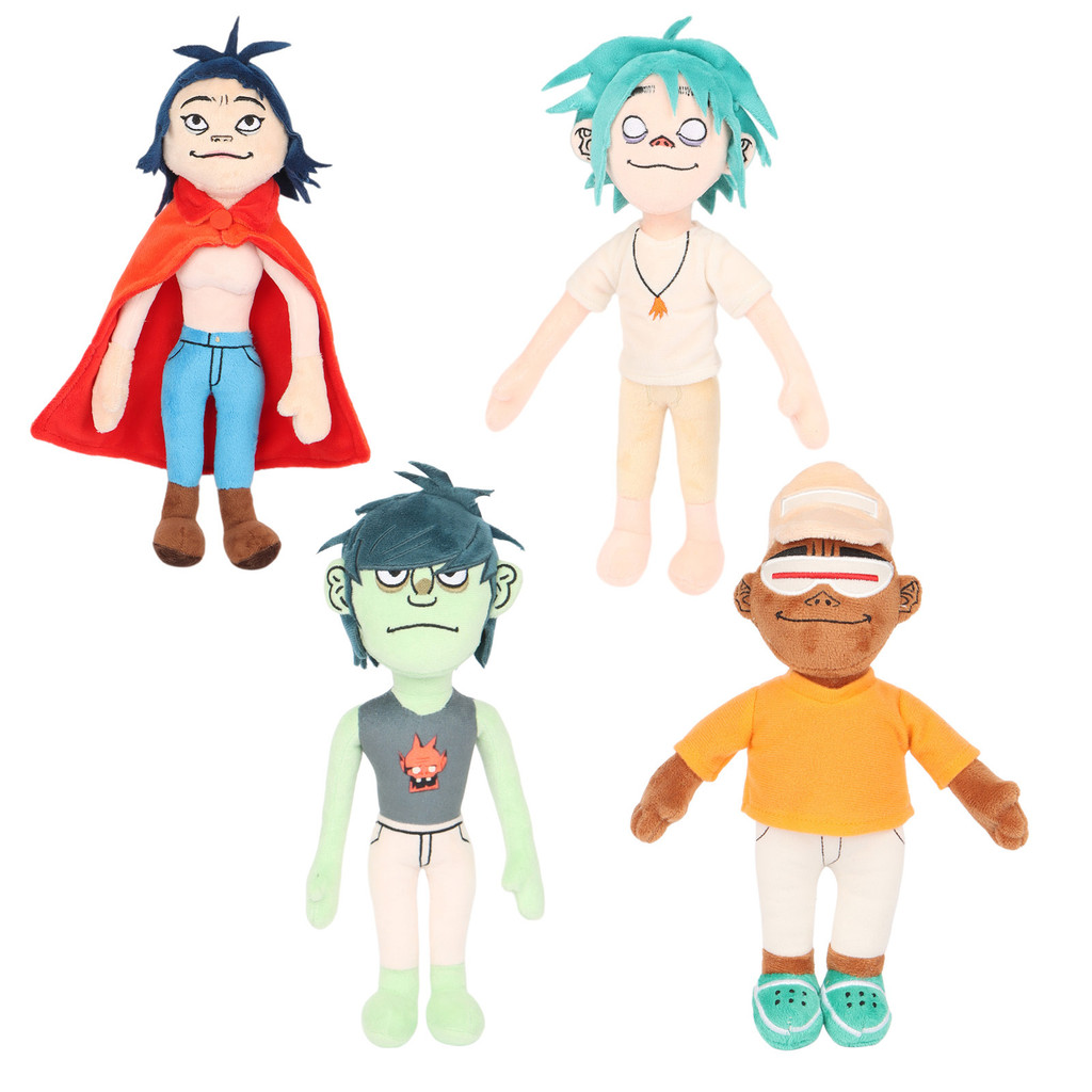 พร้อมสต็อกผลิตภัณฑ์ใหม่ข้ามพรมแดน Gorillaz Straw Plush Street Fighter ตุ๊กตาตุ๊กตาตุ๊กตาการ์ตูน 7.25