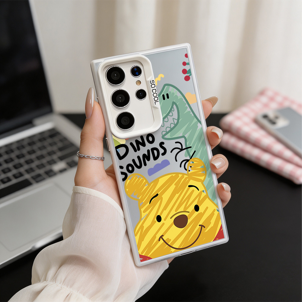 IMD เคสไดโนเสาร์น่ารักน่ารักสําหรับ Samsung S25Ultra,Galaxy A56,A07,A15,A13,11 Pro Max