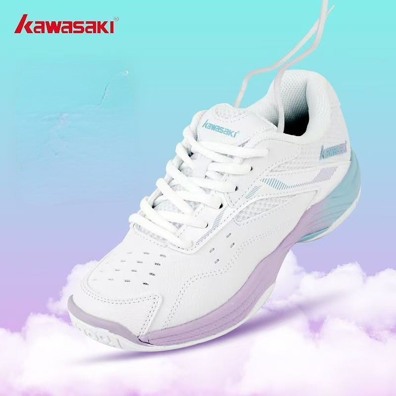 Kawasaki A3318 รองเท้าแบดมินตันชายและหญิงคาร์บอนบอร์ดกันลื่นดูดซับแรงกระแทกระบายอากาศได้ดี