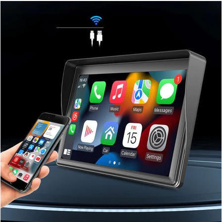 เครื่องเสียงรถยนต์มัลติมีเดีย Universal Carplay ระบบ Android และ IOS กล้องถอยหลังหน้าจอ 7 นิ้ว