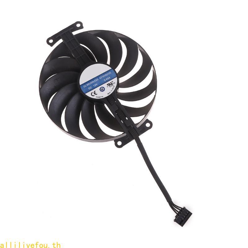 LIVE Cooler พัดลมสําหรับ RTX 3050 3060 พัดลม VGA กราฟิกการ์ด Cooling 6Pin 12V 0 5A