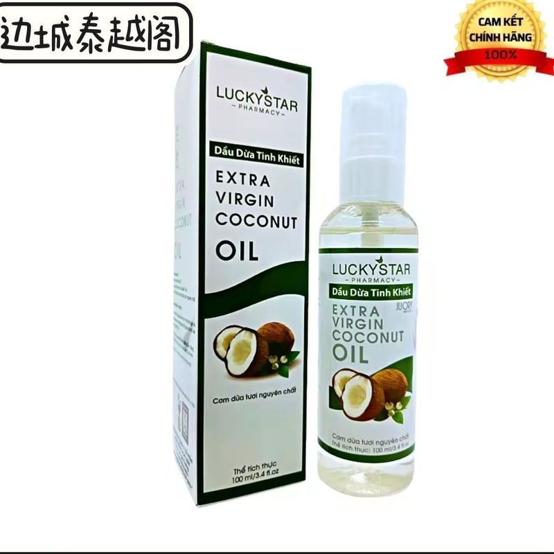 ความงามเวียดนามมะพร้าวน้ํามันหอมระเหย Skin Care Hair Care Tinh D UD A Nguyeen Ch T 100ml Lucky7-28vv