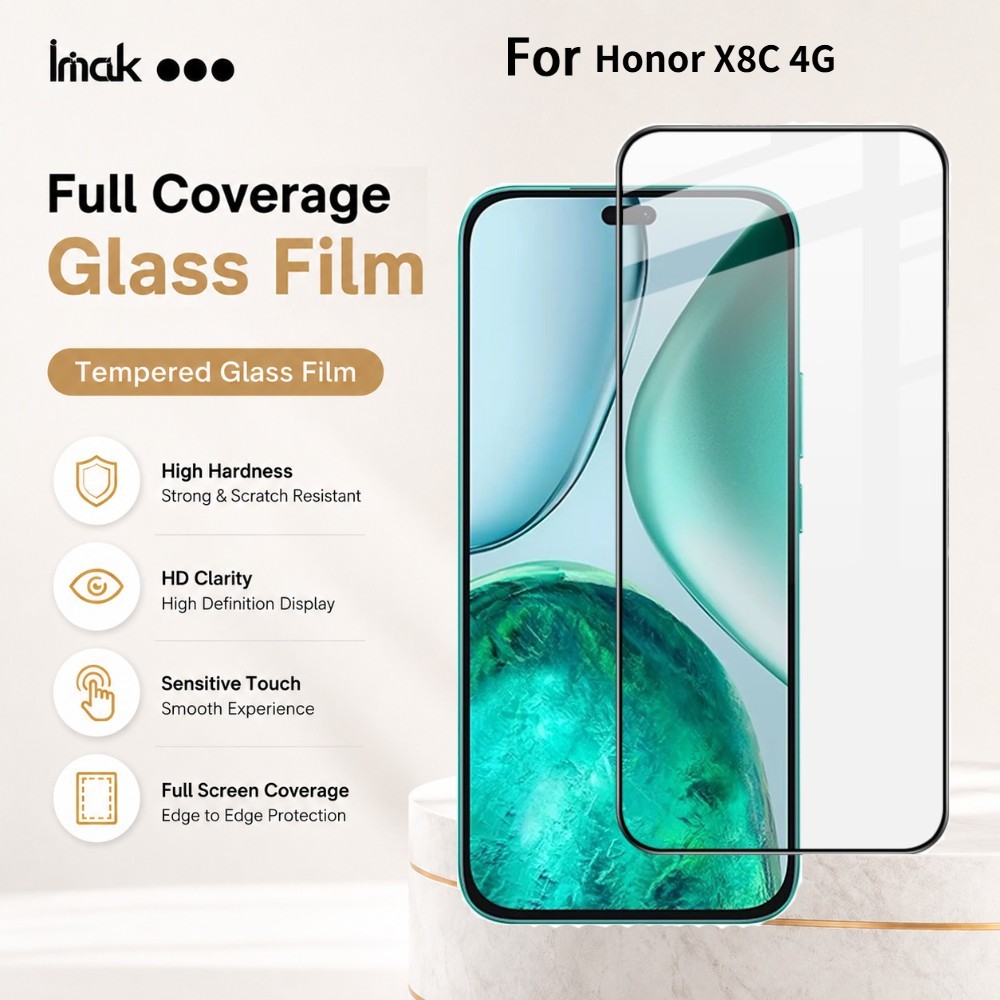 ฟิล์มกระจก สำหรับ Honor X8C X7d X6c X6b X5b ฟิล์มเต็มหน้าจอ HD FM0003