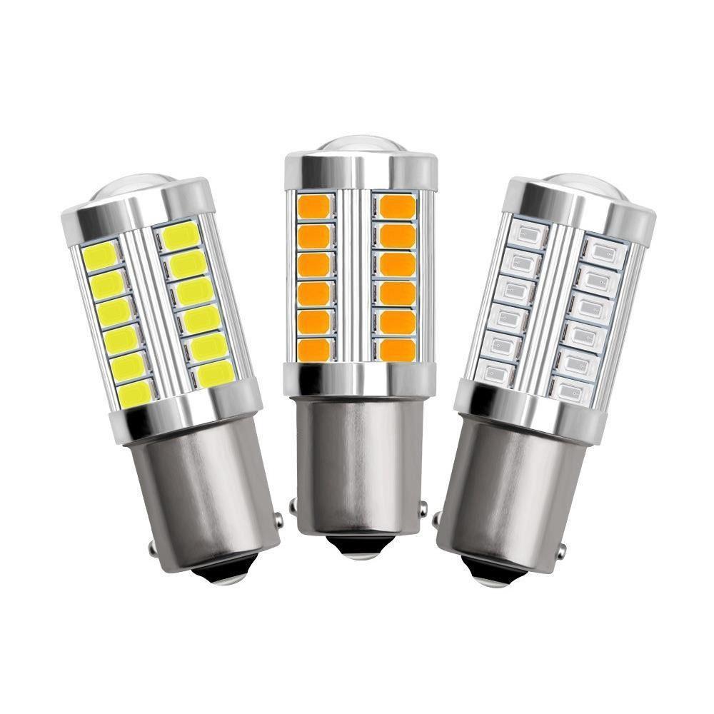หลอดไฟเลี้ยว ไฟเลี้ยว LED สำหรับรถยนต์, ไฟถอยหลัง, ไฟเบรก 1156