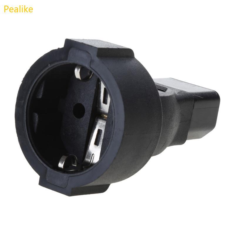 Pealike WA-0140 UPS PDU ตะกั่ว IEC 320 C14 ถึง CEE 7 7 อะแดปเตอร์หญิงยุโรป