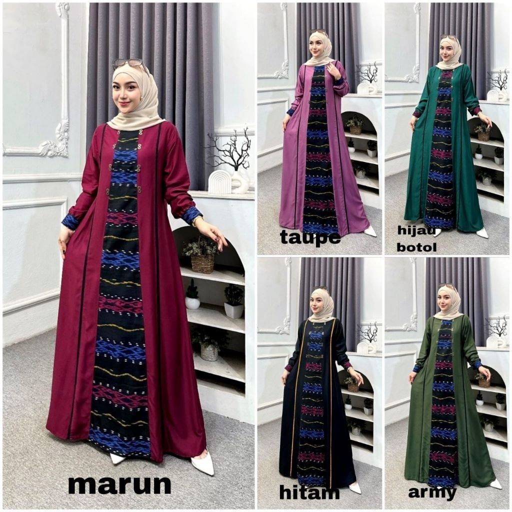 ใหม่ล่าสุด ETHNIC DRESS ETHNIC GAMIS DRESS สําหรับ TEENS MAZARA FASHION REMBANG WOVEN GAMIS