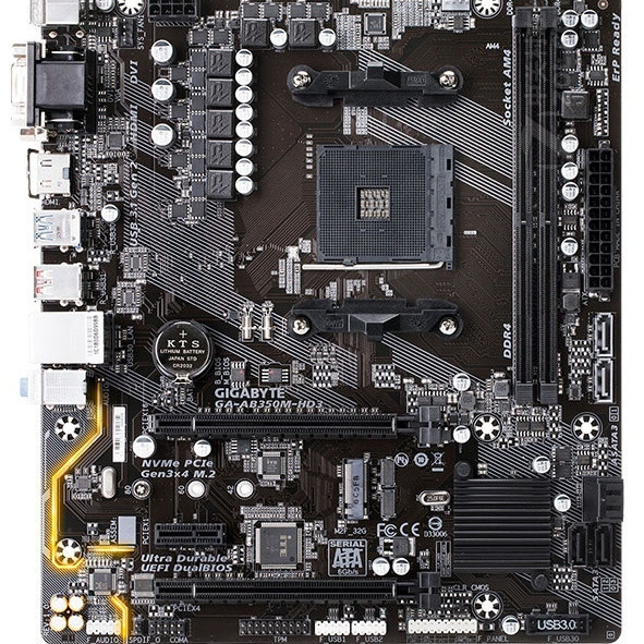 Gigabyte AB350M-HD3 เมนบอร์ดเดสก์ท็อป am4 เมนบอร์ด AMD R7 5700 5600g 5950xcpu
