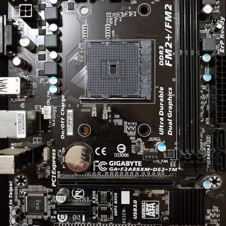 Gigabyte GA-F2A85X-D3H/XM-HD3 FM2 Ddr3 เมนบอร์ดคอมพิวเตอร์เดสก์ท็อป A88-DS2