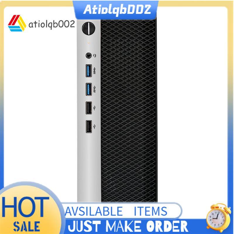 เคสคอมพิวเตอร์ Mini ITX แชสซี HTPC พร้อม 4XUSB รองรับ PSU 1U เข้ากันได้กับเมนบอร์ด MINI-ITX