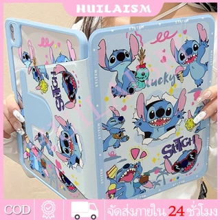 💥พร้อมส่ง💥เคสiPadหมุน 360° Air8 11/13 Gen12 Air6/7 ที่ใส่ปากก Stitch เคสไอแพด Gen11 Gen10 Pro11/13