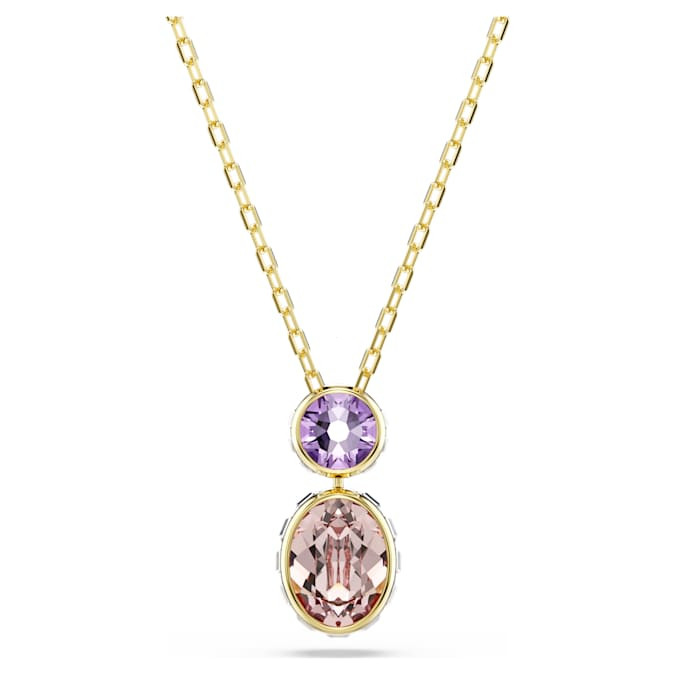 2026 Swarovski Chroma จี้ Sparkles สร้อยคอเครื่องประดับแฟชั่นสตรี มาพร้อมกล่อง MDV5