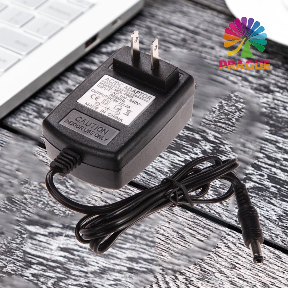 AC 100-240V Universal Power Adapter 9V 2A Plug Wall Charger US Plug Power Supply Adapter Charger 5.5