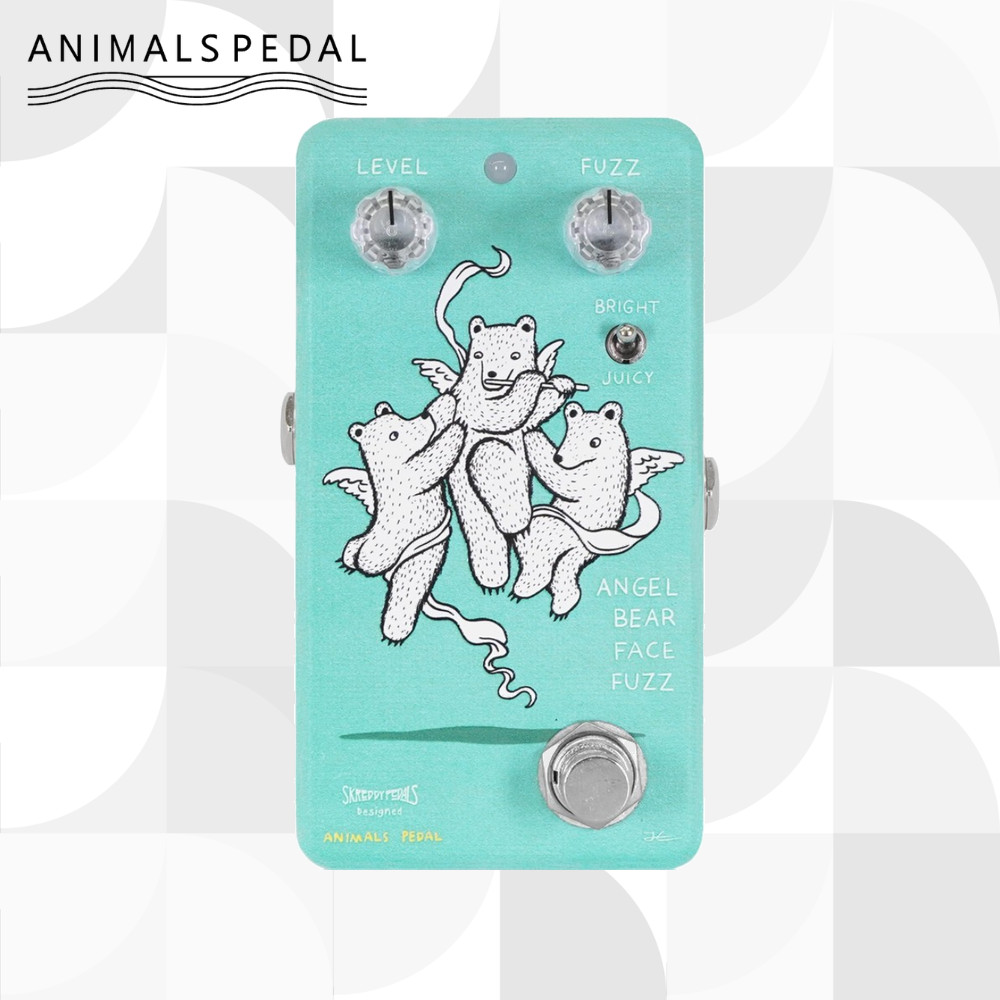 ANIMALS PEDAL ANGEL BEAR FACE Fuzz Guitar Effects Pedal เอฟเฟกต์กีตาร์【ส่งตรงจากญี่ปุ่น】