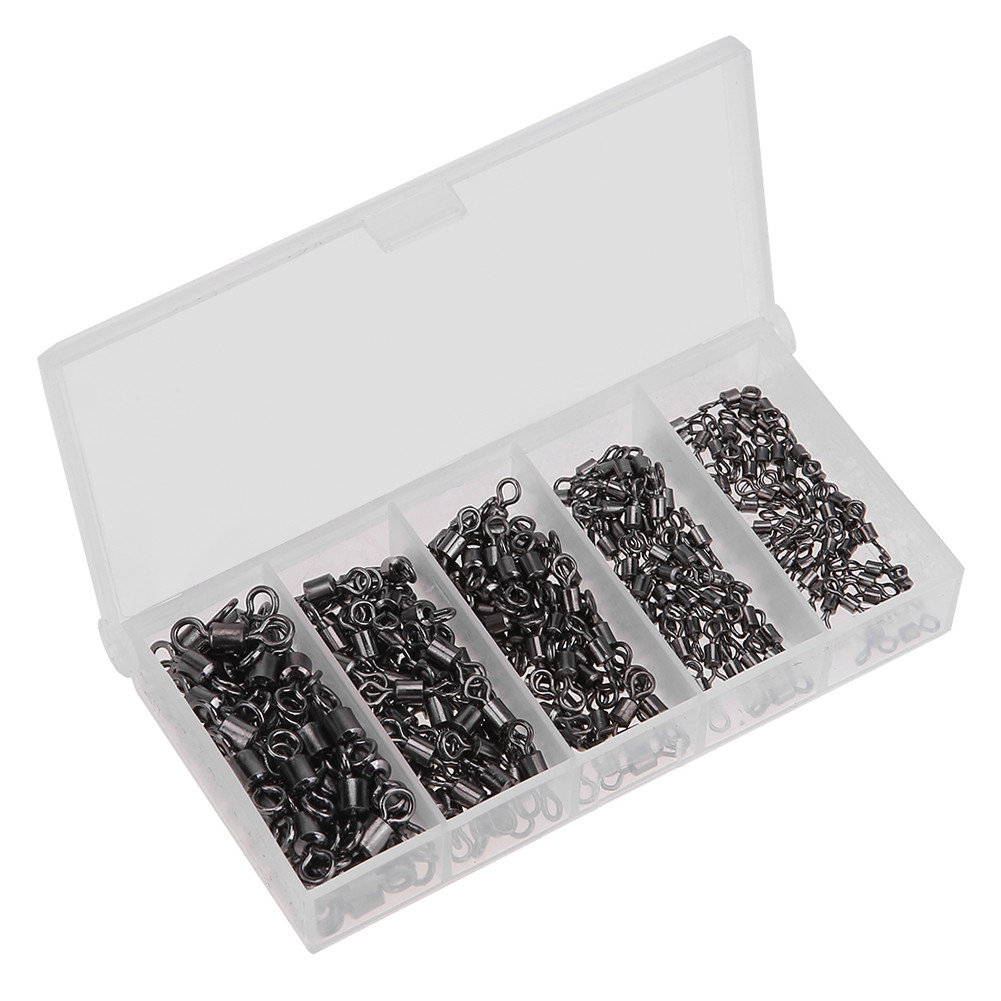 American Swivel + Enhanced Pin 250 ชิ้นโลหะหมุน Enhanced Connector สําหรับเชื่อมต่อเหยื่อสําหรับอุปก