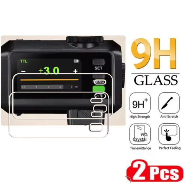 2PCS HD กระจกนิรภัยสําหรับ Godox iT30 Pro ON GodoxiT30Pro iT30Pro กล้องแฟลช 2.8 "หน้าจอสัมผัสป้องกัน