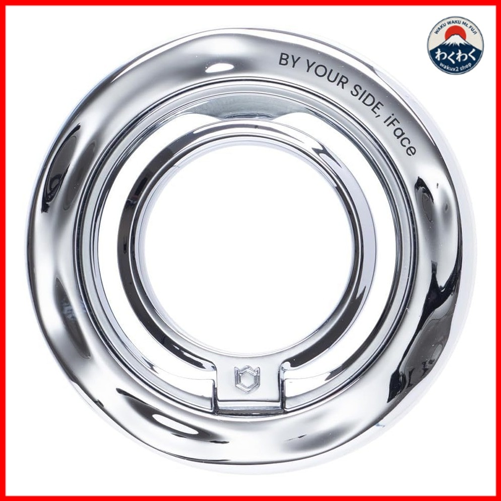 iFace BeBling Wave MagSafe Compatible Smartphone Ring MagSynq Ring Holder (Silver) waku waku shop