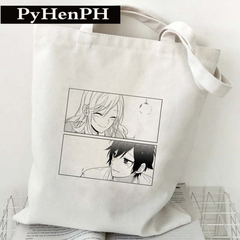 Horimiya Canvas Tote Bag อะนิเมะญี่ปุ่น Horimiya Canvas Tote Bag Tote Bag