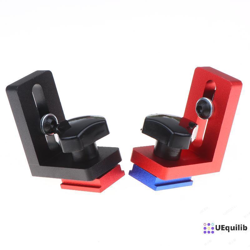 Uequilib งานไม้ T Tra Clamp อลูมิเนียม Hold Down สําหรับท่องเที่ยว Rail Precision Clamping สําหรับ Workbench เฟอร์นิเจอร์ Joinery ใหม่