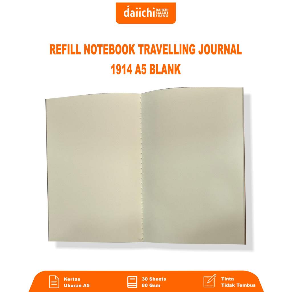 REFILL A5 JOURNAL TRAVELLING NOTEBOOK