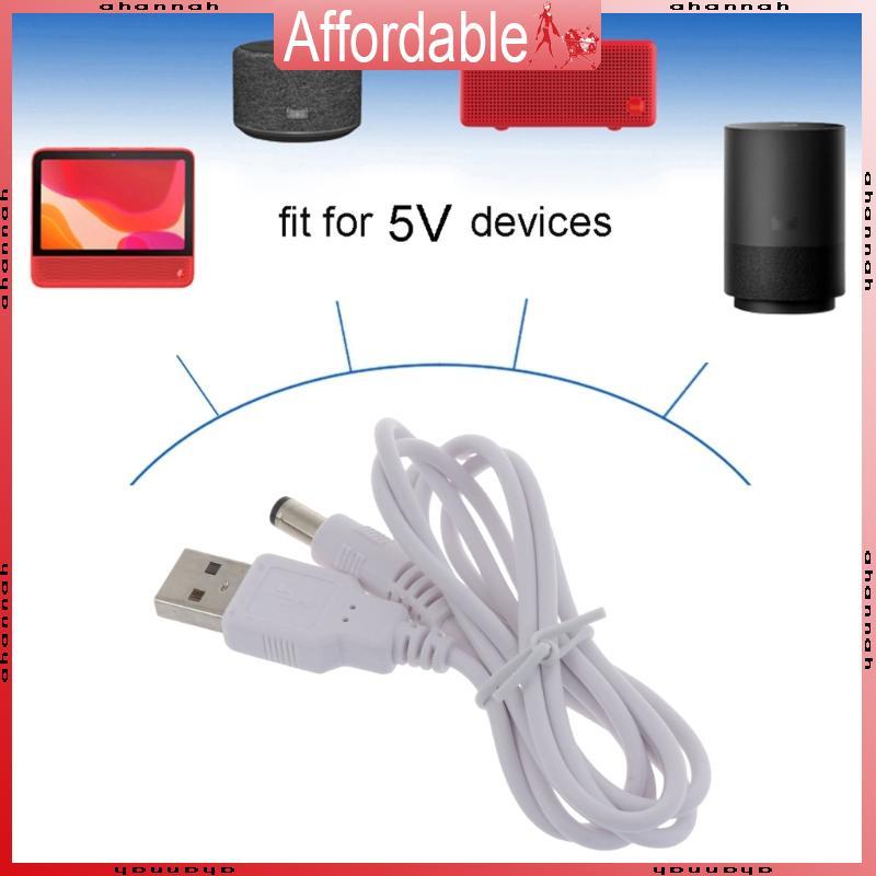 AH USB 2 0 ถึง DC5V สายชาร์จ USB ถึง 5 5x2 5 มม. 5V สายชาร์จสําหรับเราเตอร์สายไฟ