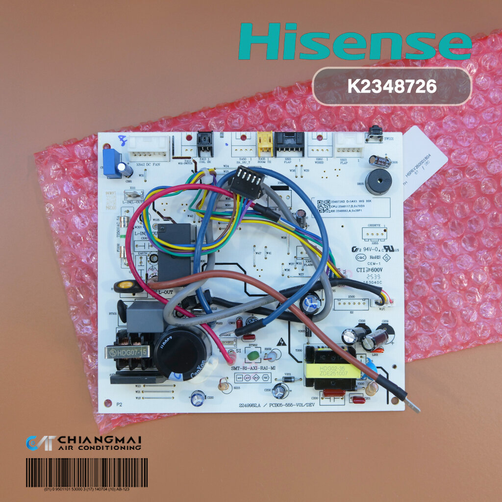 K2348726 แผงวงจรแอร์ Hisense บอร์ดคอยล์เย็นแอร์ ไฮเซ่น รุ่น AS-13TRKC2T-IDU, AS13TRKE2T-IDU, AS13TRC